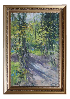 Edgars Vinters, Sunny Path, 1999, Oil on Board