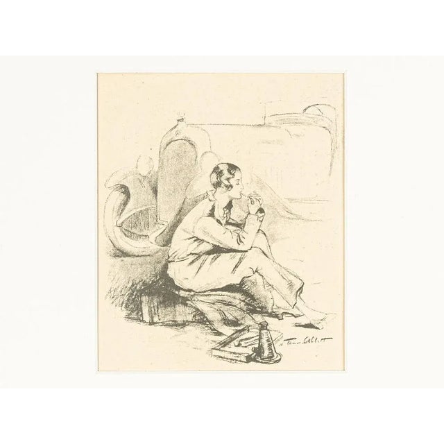 The Automobile and the Woman, Heliogravure on Paper, Framed For Sale - Image 3 of 9