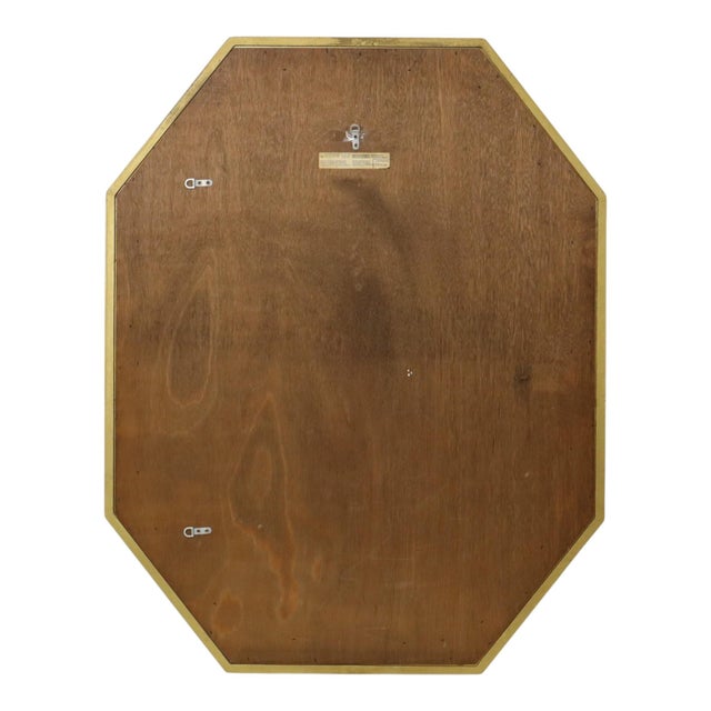 Wood Vintage Venetian Bevelled Mirror by Deknudt, 1970s For Sale - Image 7 of 18