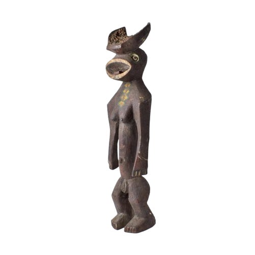 Early 20th Century Mama Mangam Female Fetish Figurine Nigeria For Sale
