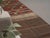 1970s Vintage Handmade Wool Cotton Brown Runner Rug For Sale - Image 9 of 11