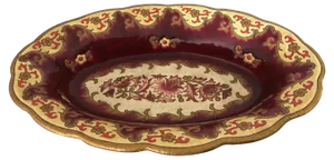 Vintage Earthenware Plate, 1950s