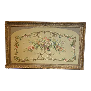 19th Century Framed Tapestry Cartoon