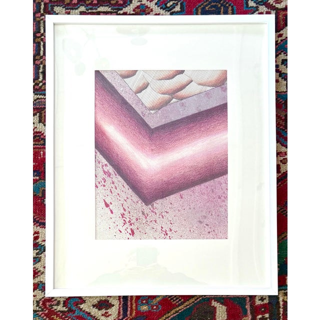 Stunning highly detailed watercolor and graphite on paper in mate. From the a studio of Barbara Beck. Not signed. Barbara...