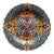 1990s Traditional Turkish Tile Hand Painted Plate For Sale