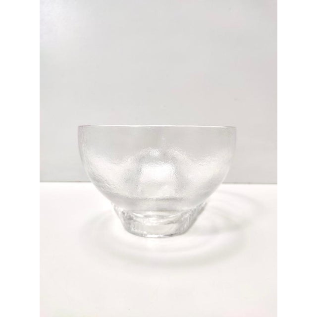Crystal Serving Bowls by Taddei Sestini for Kristall Krisla, 1970s, Set of 7 For Sale - Image 8 of 14