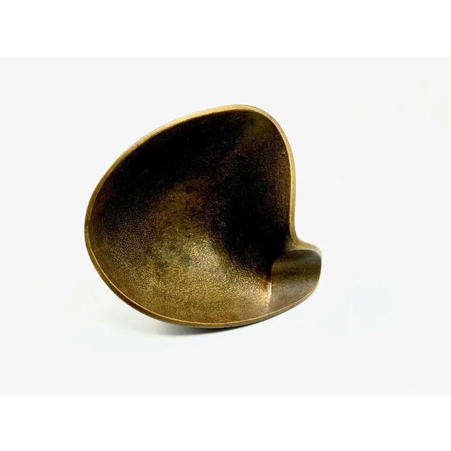 Metal Mid-Century Bronze Ashtray attributed to Carl Auböck, Austria, 1950s For Sale - Image 7 of 10