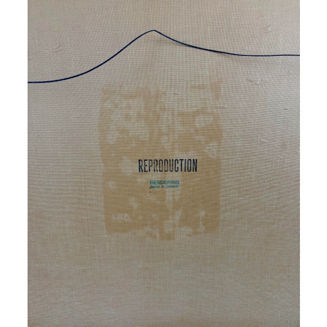 Orange Late 20th Century Framed Oil on Canvas Impressionist River Landscape After Alfred Sisley – The Seine at Bouille For Sale - Image 8 of 8