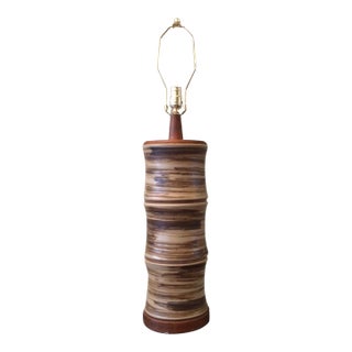 Mid 20th Century Large Gordon Martz Marshall Studios Midcentury Art Pottery Table Lamp For Sale