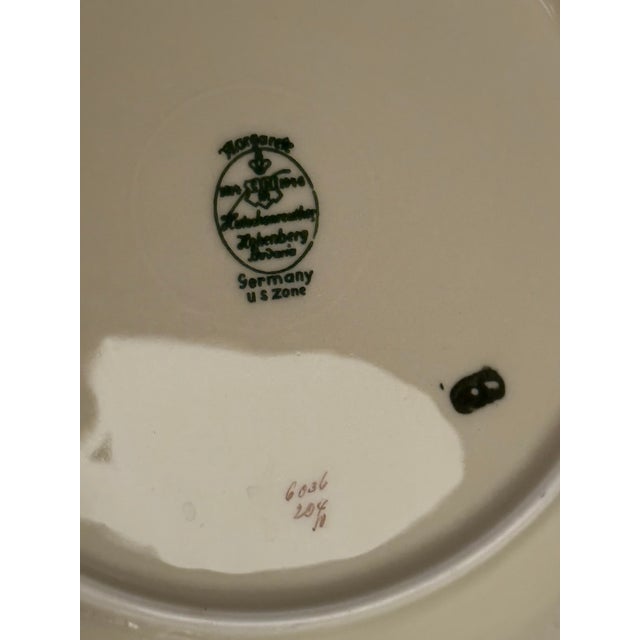 Art Deco Early 1900s Hutschenreuther 7 Piece Set Cream Gold Margarete Round Serving Platters Bowls For Sale - Image 3 of 14