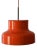 Orange Bumling Lamp from Ateljé Lyktan, 1960s For Sale