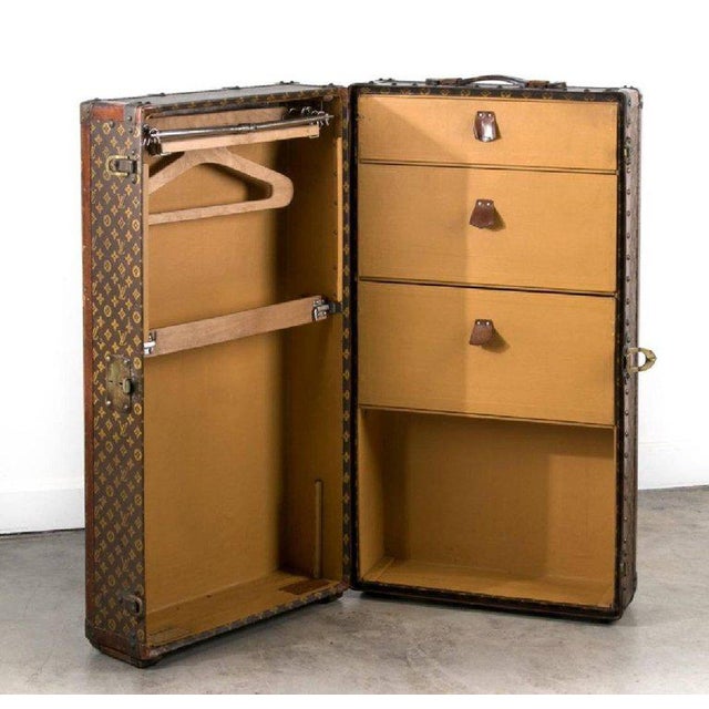 Louis Vuitton Trunk Steamer Wardrobe Trunk Interior Fitted John