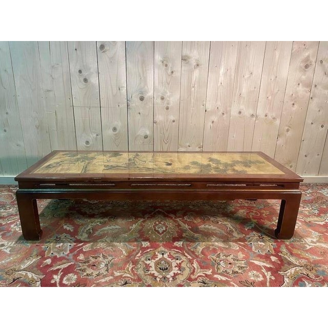 Brown Chinese Style Coffee Table For Sale - Image 8 of 8