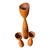 1960s Vintage Danish Modern Sculptural Teak Candle Holders – Set of 3 For Sale - Image 5 of 6