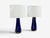 Late 20th Century Alberto Donà, Table Lamps, Blue Murano Glass, Italy, 1995 For Sale - Image 5 of 11