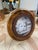 Plastic Italian Modernist Round Lucite Picture Frame, 1970s For Sale - Image 7 of 8
