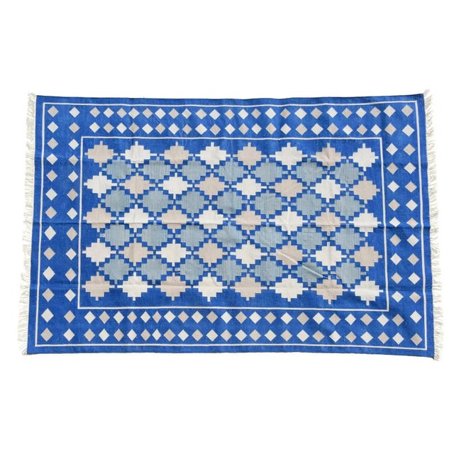 Sannah Rug, 10x14, Blue For Sale - Image 6 of 6