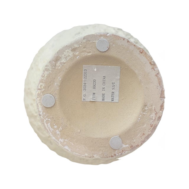 White Rowan Double Handle Vase - Small For Sale - Image 8 of 11