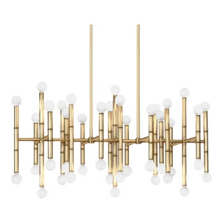 Bamboo Rectangle Chandelier For Sale
