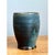 Vintage Blue Green Glazed Pottery Vase For Sale - Image 9 of 12