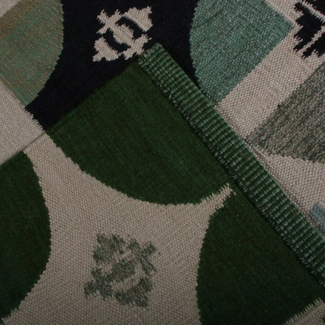 Green Sigrid Rug by Celerie Kemble for Chairish, 9'x12' For Sale - Image 8 of 10