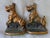 Figurative Vintage Cast Iron Copper Scottie Dog Bookends a Pair For Sale - Image 3 of 15