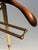 1970s 1970s Italian Brass and Wood Valet Stand For Sale - Image 5 of 11