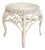 1960's Natural Rattan Footstool/Round Coastal For Sale