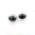 Contemporary 1990s Tiffany & Co Estate Natural Hematite Cabochon Earrings Sterling Silver, 2 Pieces For Sale - Image 3 of 12