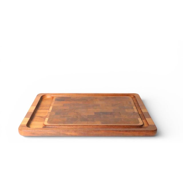 Mid 20th Century Mid 20th Century Danish Modern Butcher Block Cutting Board by Jens Quistgaard for Dansk Denmark For Sale - Image 5 of 7