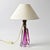 Mid-Century Purple Glass Table Lamp from Val Saint Lambert, 1950s For Sale - Image 14 of 14