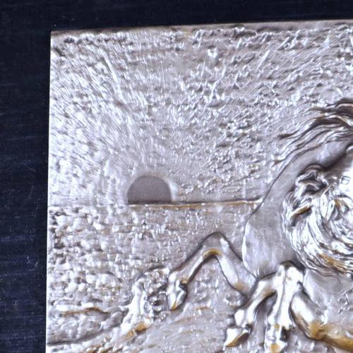 Refined Silver Bas-Relief by Aligi Sassu For Sale - Image 5 of 13