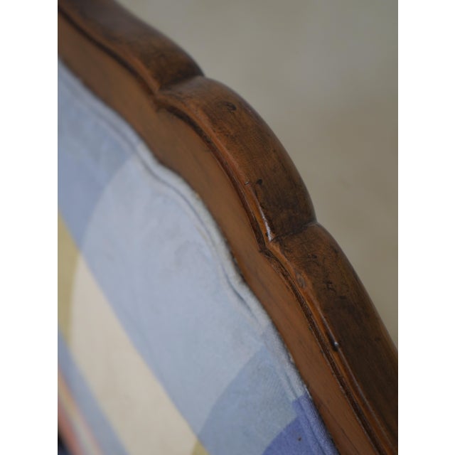Set of 4 Baker Walnut French Provincial Chairs For Sale - Image 15 of 18