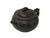 Chinese Chocolate Brown Yixing Zisha Clay Teapot Characters Accent For Sale - Image 4 of 8