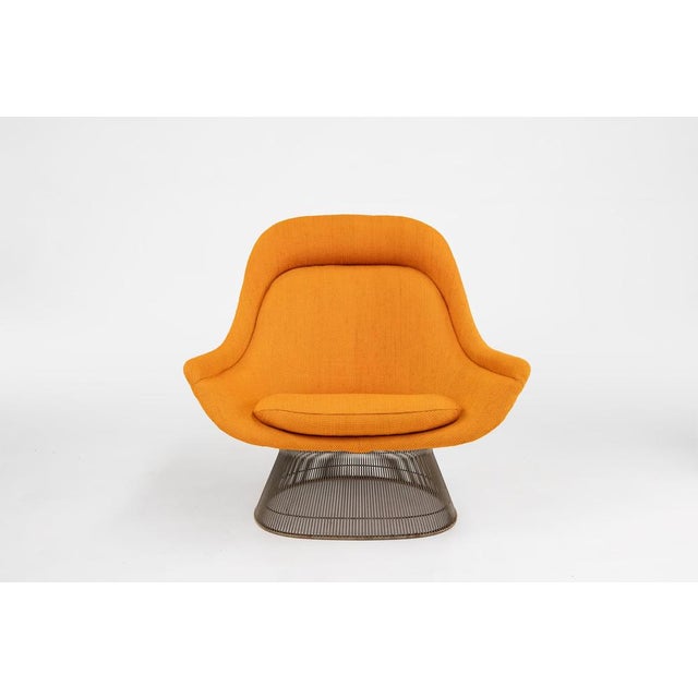 1960s Set of Model 1705 Easy Chair and Ottoman by Warren Platner for Knoll, 1966 For Sale - Image 5 of 18