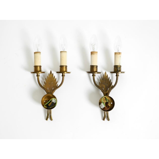 Mid-Century Modern Brass Wall Lamps from Vereinigte Werkstätten, 1950s, Set of 2 For Sale - Image 15 of 18