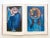 Royal Blue " the Moderns : A Treasury of Painting Throughout the World " Vintage 1978 Lithograph Print Hardcover Modern Art Book For Sale - Image 8 of 13