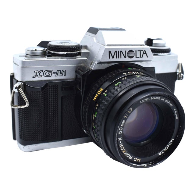 Late 20th Century Minolta Xg-M SLR Camera Analog Decor For Sale
