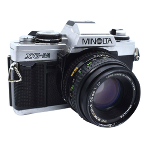 Late 20th Century Minolta Xg-M SLR Camera Analog Decor