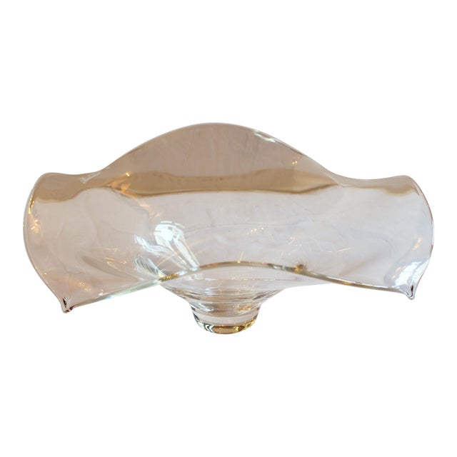 Circa 2008 Massive Scale Steuben Custom Made Centerpiece Bowl For Sale