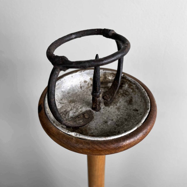 Taishō Japanese Shokudai Temple Candlesticks, 1920, Set of 3 For Sale - Image 9 of 17