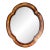 1980s Tessellated Horn Scalloped Mirror For Sale