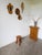 Brown Frencg Elm Tripod Stool, 1960s For Sale - Image 8 of 12