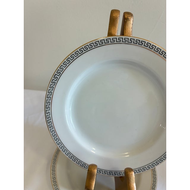 Vintage Bavaria Athens Greek Key Bread Plates - a Pair For Sale - Image 4 of 10