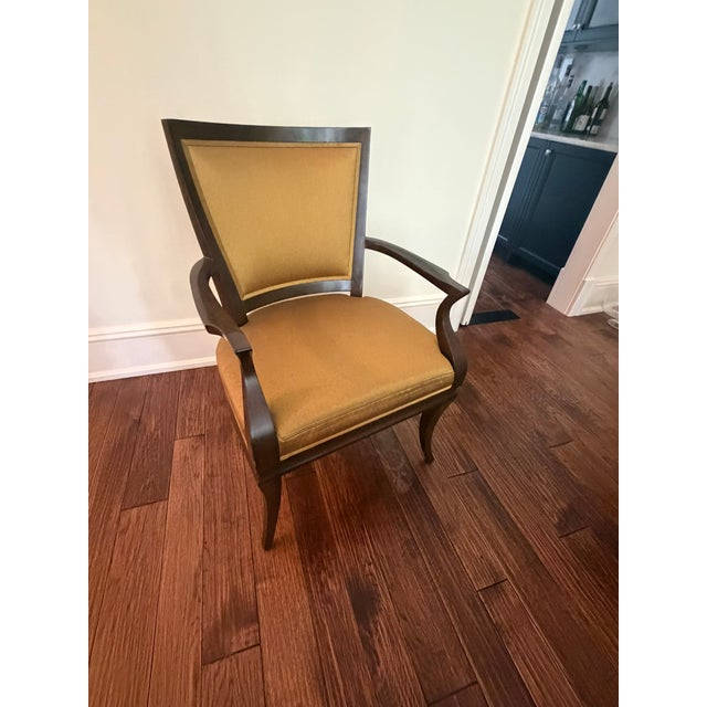 Brown Therien Studio Workshops Dining Chairs – Set of 6 – Custom Upholstered Modern Classics For Sale - Image 8 of 15