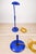 Vintage Industrial Blue Floor Lamp – Large Metal Task Lamp, Mid-Century Modern For Sale - Image 4 of 7