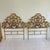1960s Vintage Mid Century Italian Rococo Style Gold Gilded Headboard For Sale - Image 5 of 8