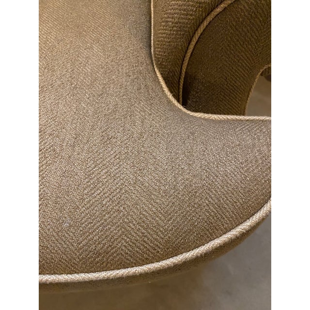 Sherrill Herringbone Easy Chair For Sale - Image 9 of 10