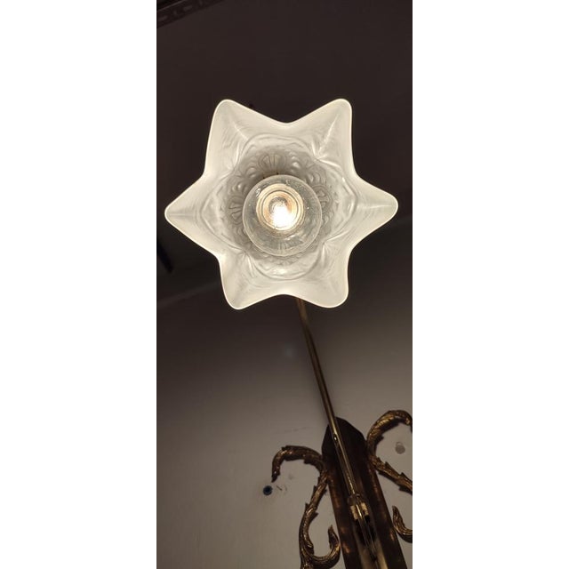 Modernist Spanish Bronze Wall Light, 1930s For Sale - Image 15 of 16