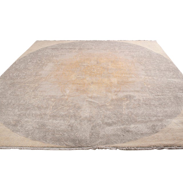 This hand-knotted wool 11x12 square rug represents a bold new line of Rug & Kilim’s Modern Collection—a series of...